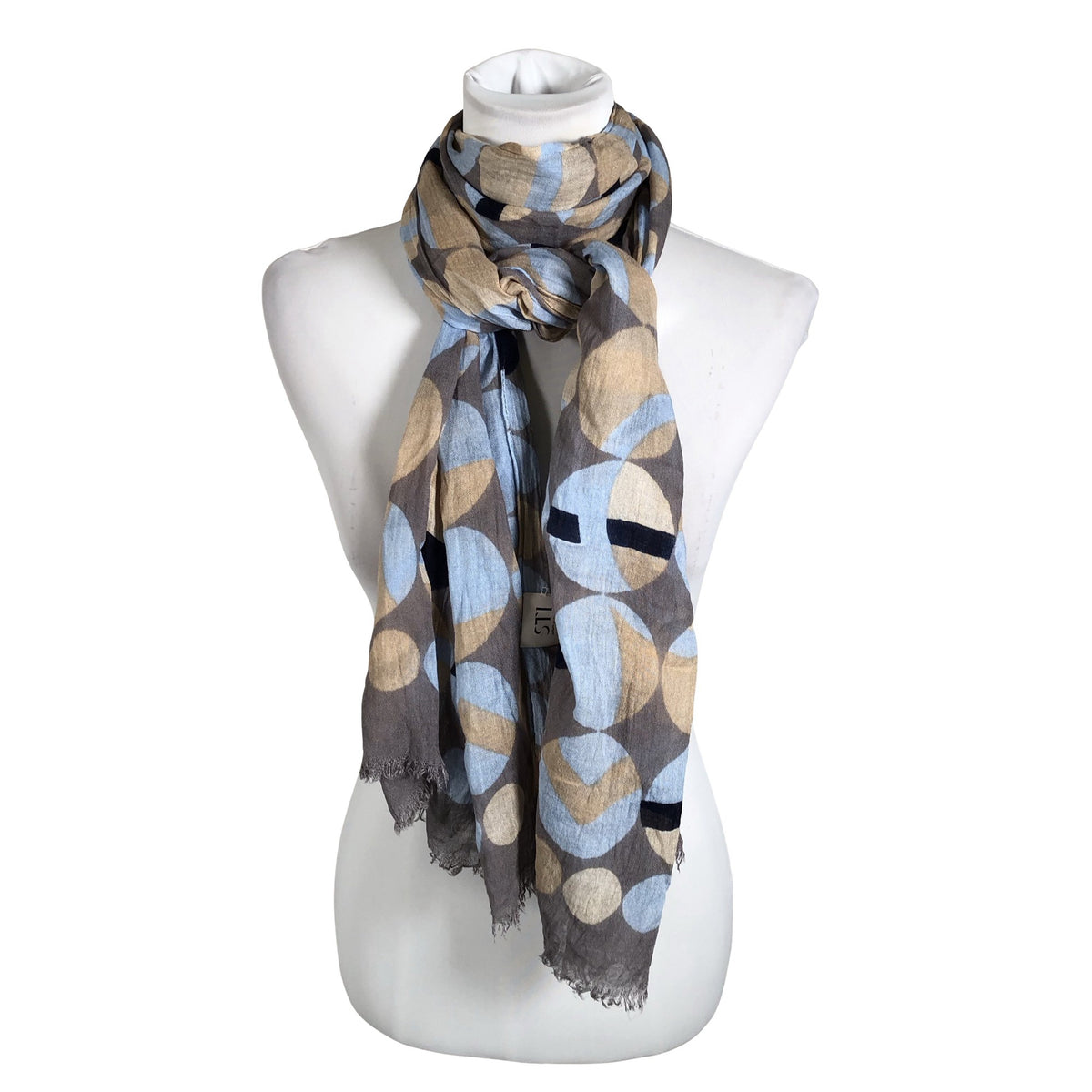 Unisex S.T.I - Scarf, size Maxi - Gray (1)
