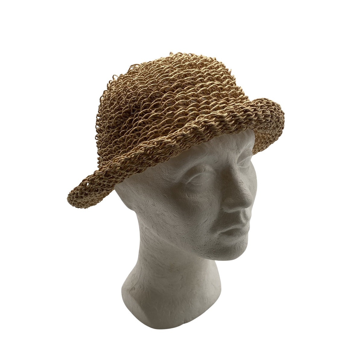 Unisex Handmade - Hat, size 54 - 56 cm - Brown (1)