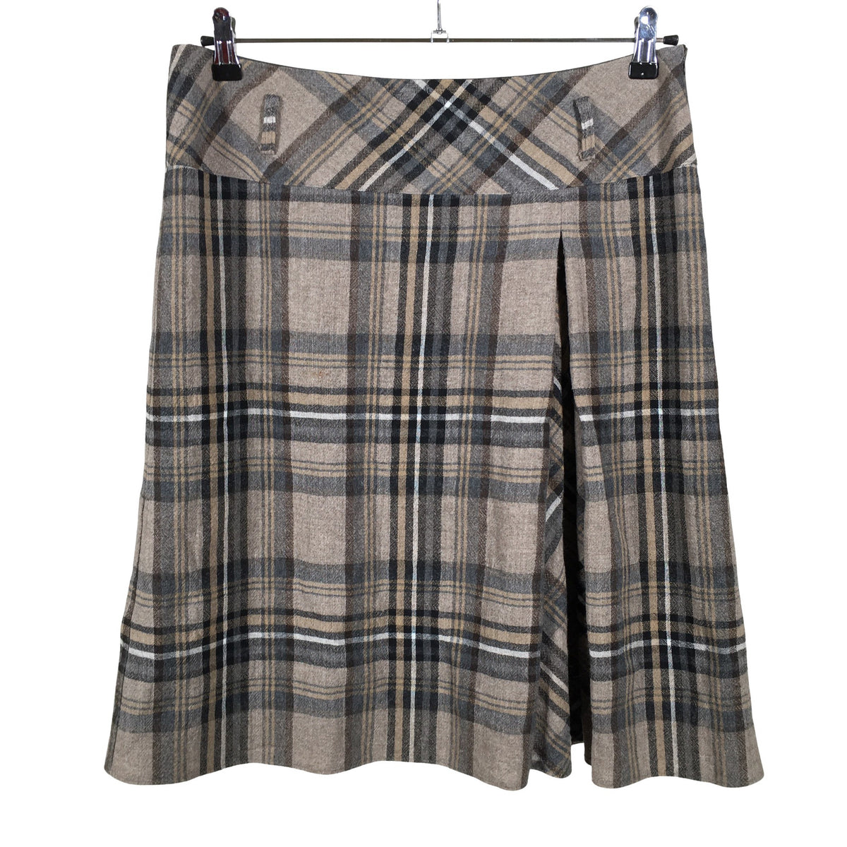 Unisex Gerry Weber - Fabric skirt, size 42 - Brown (1)