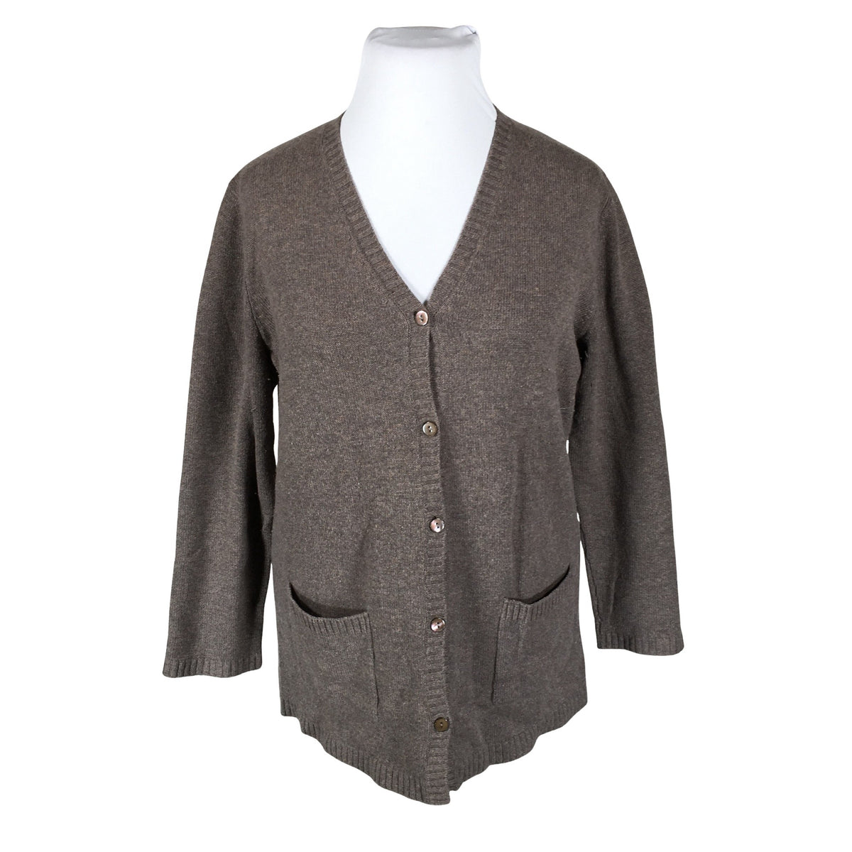 Unisex Peter Hahn - Cardigan, size 42 - Gray (1)