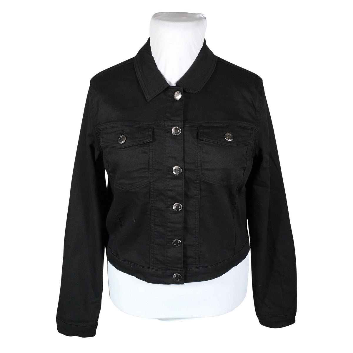Unisex Ze-Ze - Denim jacket, size 42 - Black (1)