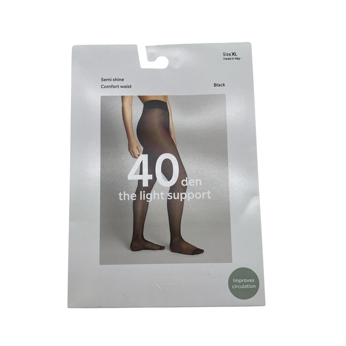 Unisex Lindex - Stockings, thin, size 48 - Black (1)