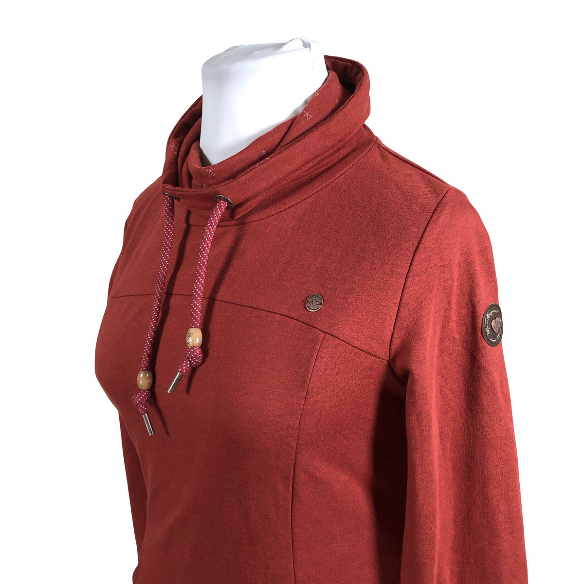 Unisex Ragwear - Sweatshirt tunic, size 42 - Red (2)