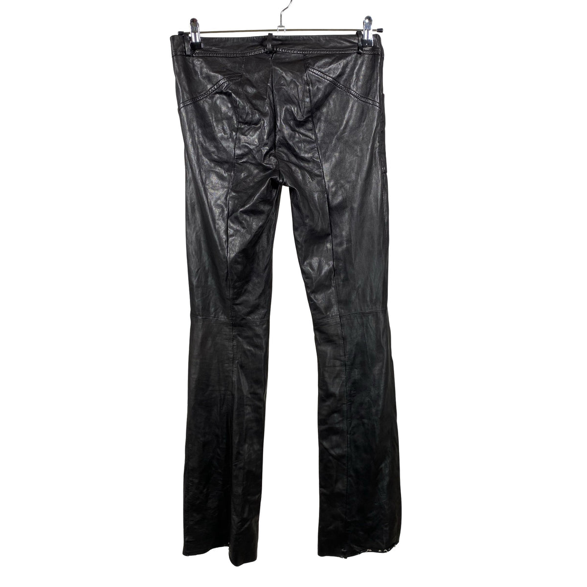 Unisex Part two - Leather pants, size 36 - Brown (2)