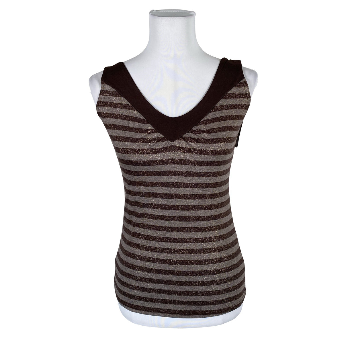 Unisex SisterS point - Tricot tank top, size 34 - Brown (1)