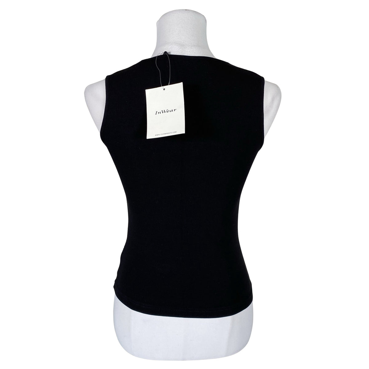 Unisex InWear - Tricot tank top, size 36 - Black (2)