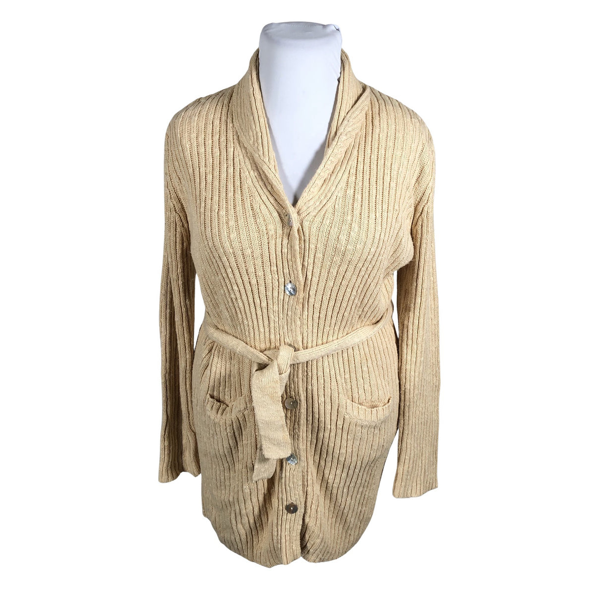 Unisex Lindex - Cardigan, size 42 - Beige (1)