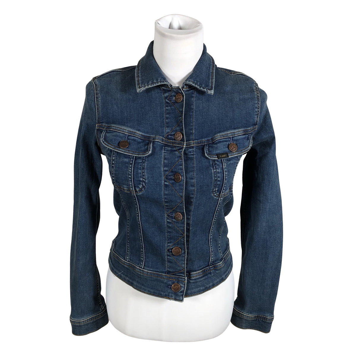 Unisex Lee - Denim jacket, size 36 - Blue (1)