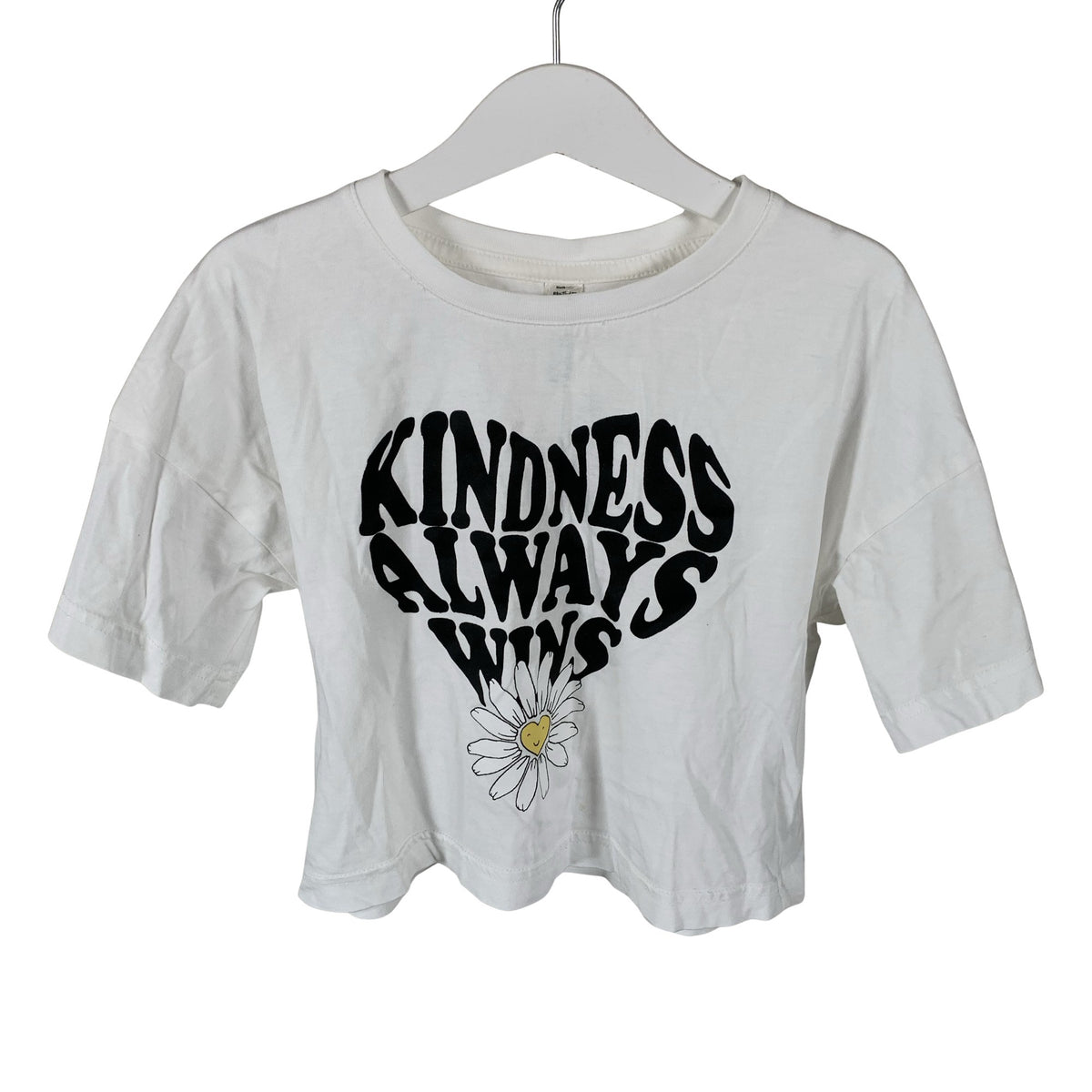 Unisex Lindex - T-shirt, size 122 - 128 - White (1)
