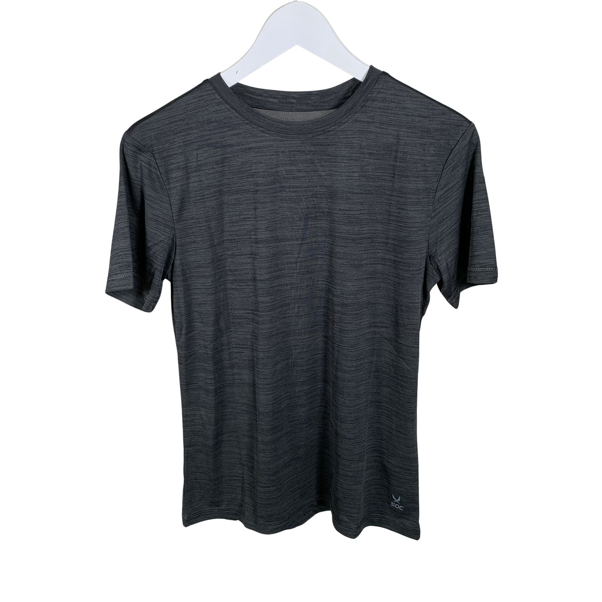 Unisex Soc - Sports shirt, short sleeve, size 158 - 164 - Black (1)