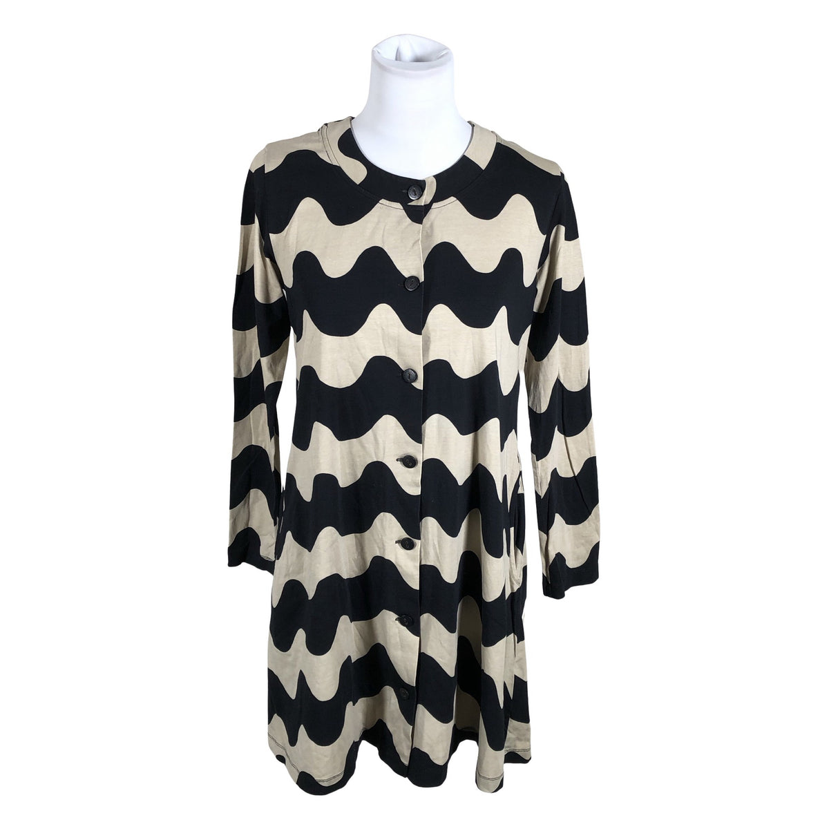Unisex Marimekko - Tricot tunic, size 36 - Black (1)