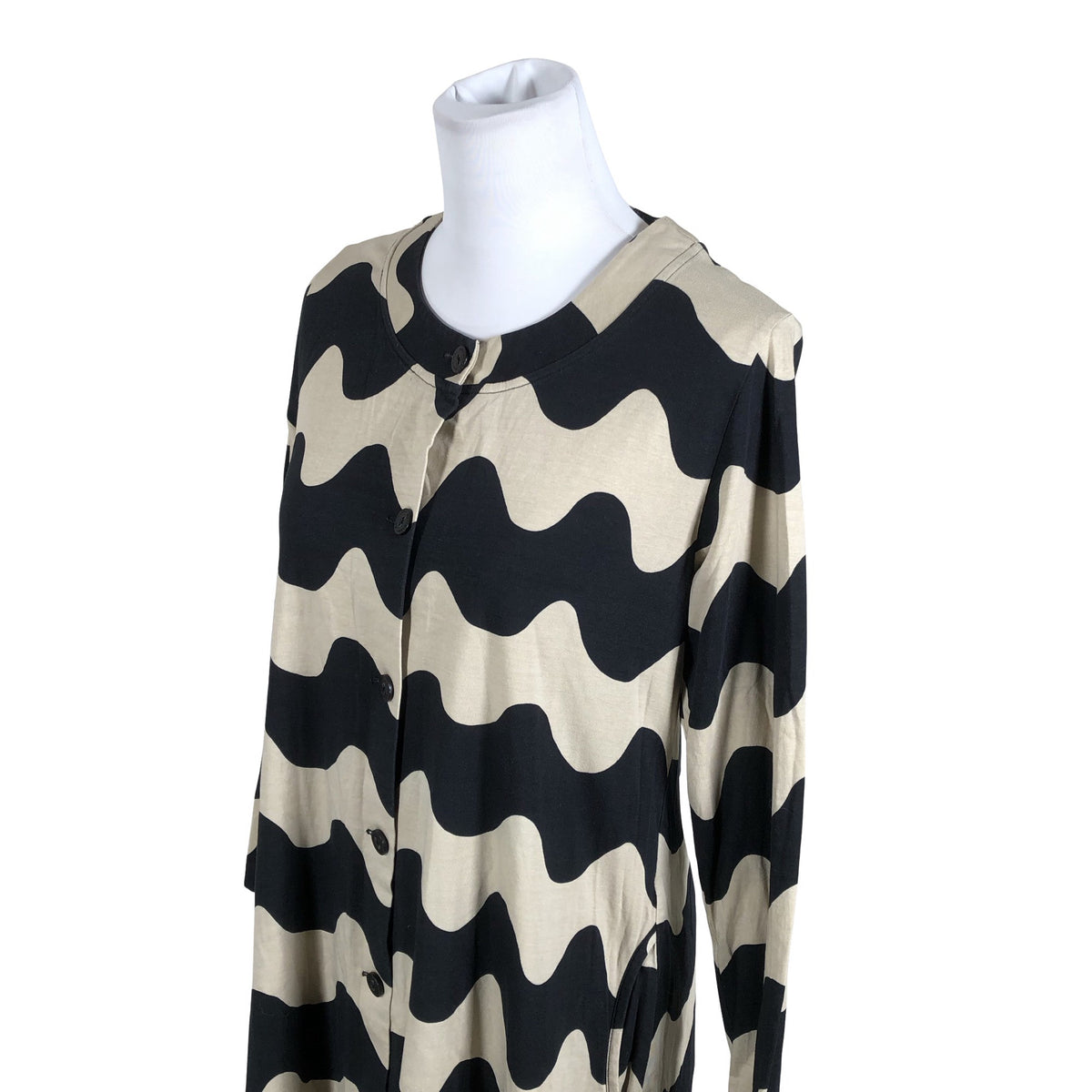 Unisex Marimekko - Tricot tunic, size 36 - Black (3)