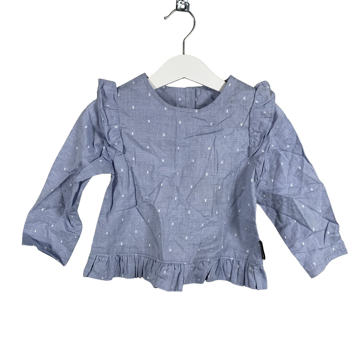 Unisex Polarn O. Pyret - Blouse, size 86 - 92 - Light blue (1)