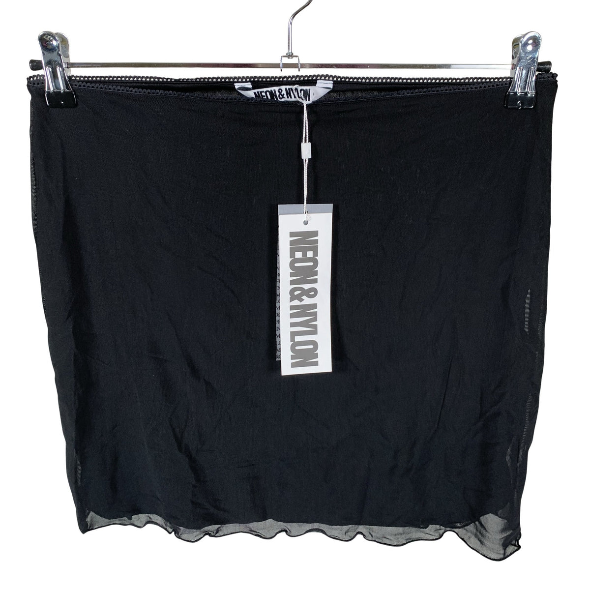 Unisex Neon & Nylon - Tricot skirt, size 40 - Black (1)