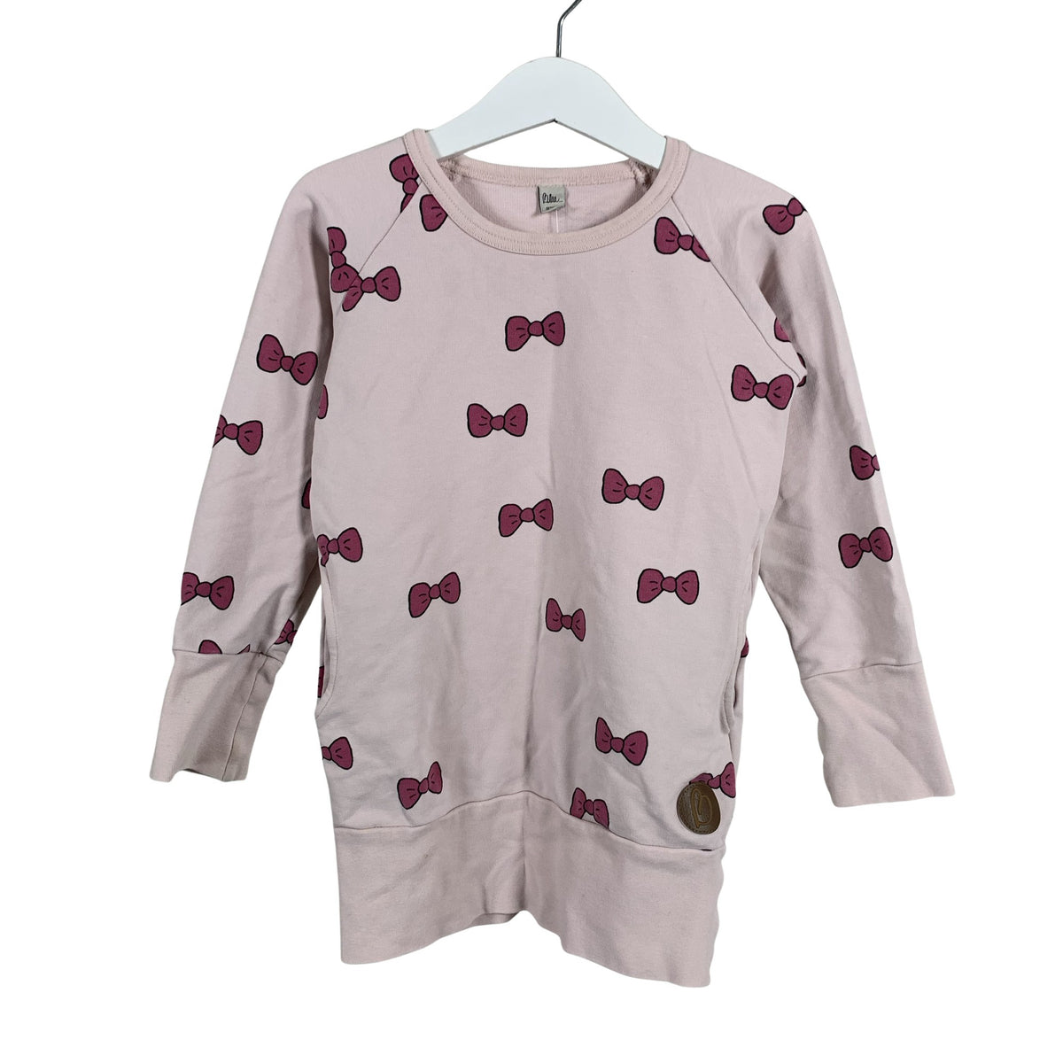Unisex Lindex - Sweatshirt, size 110 - 116 - Light pink (1)