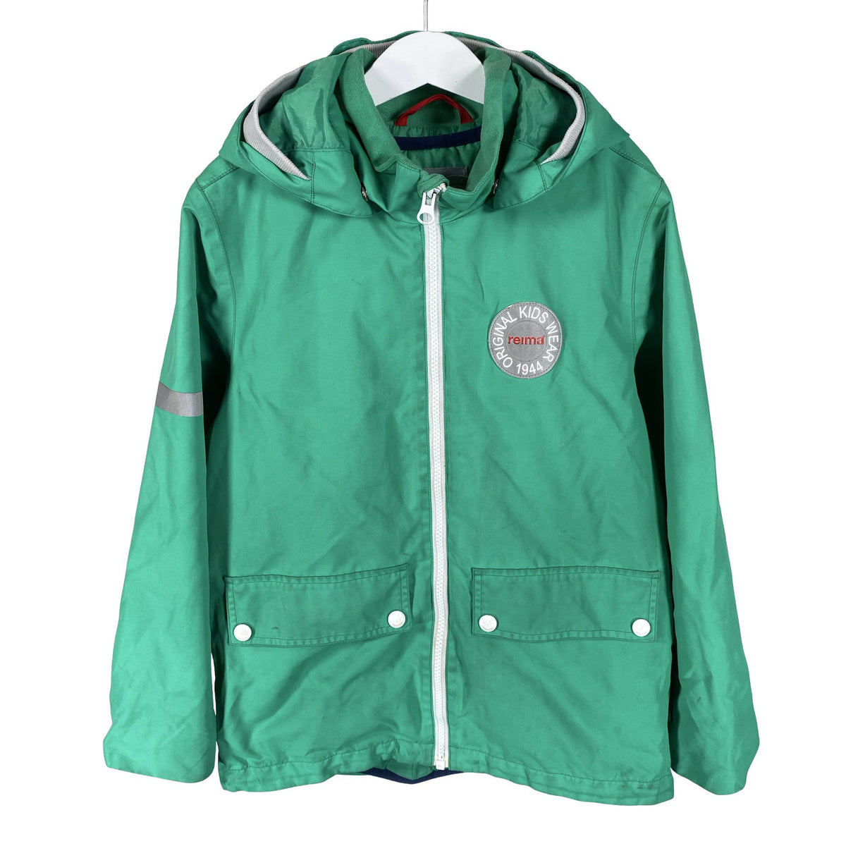 Unisex Reima - Spring/Fall jacket, size 134 - 140 - Green (1)