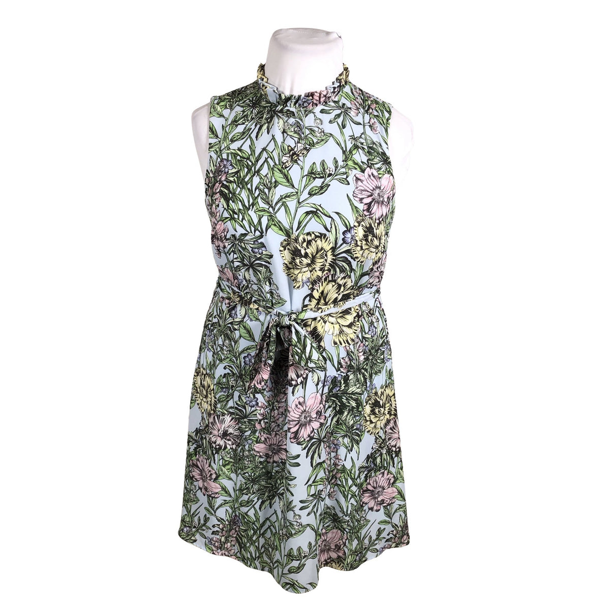 Unisex Lindex - Schiffon dress, size 42 - Light blue (1)