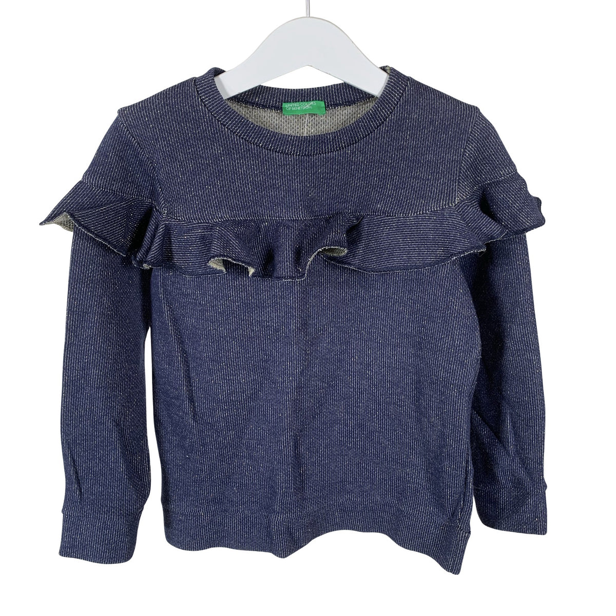 Unisex Benetton - Sweatshirt, size 104 - 110 - Blue (1)