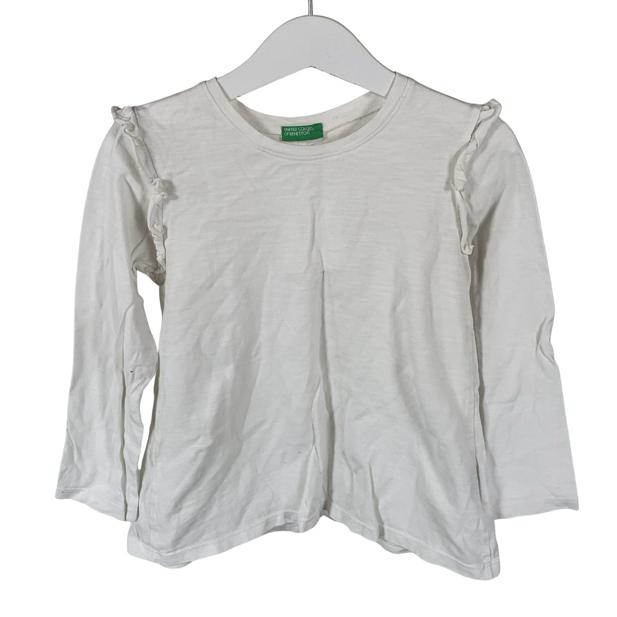 Unisex Benetton - Tricot shirt, size 104 - 110 - White (1)
