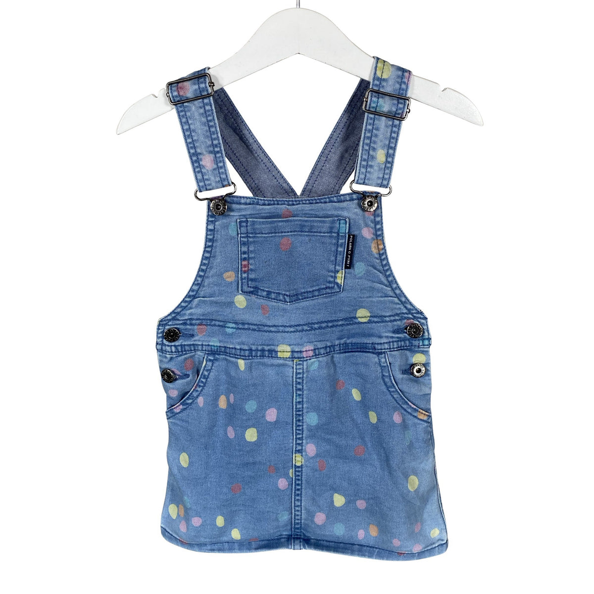 Unisex Polarn O. Pyret - Denim dress, size 98 - 104 - Blue (1)