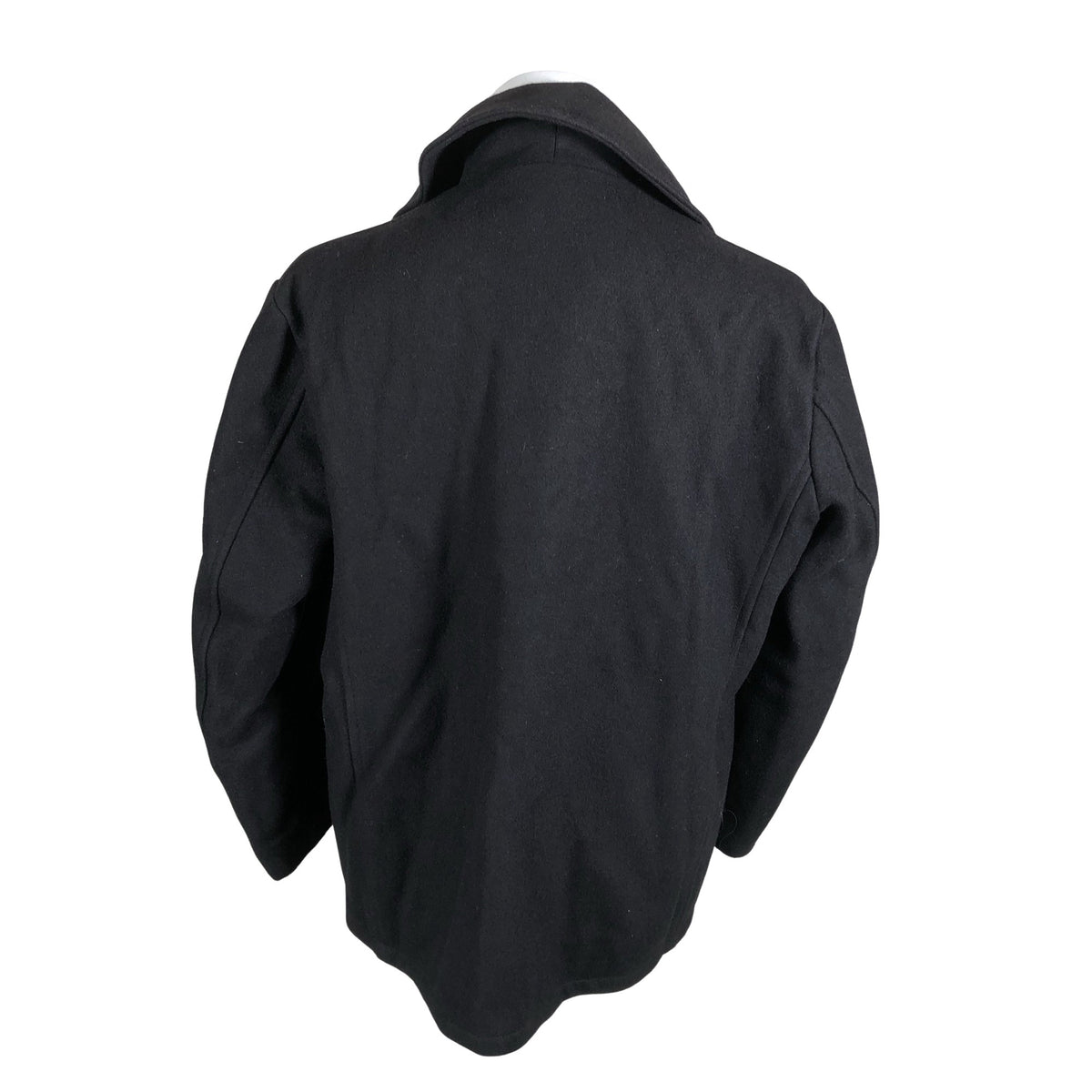 Unisex Pea Coat - Wool coat, size XL - Black (2)