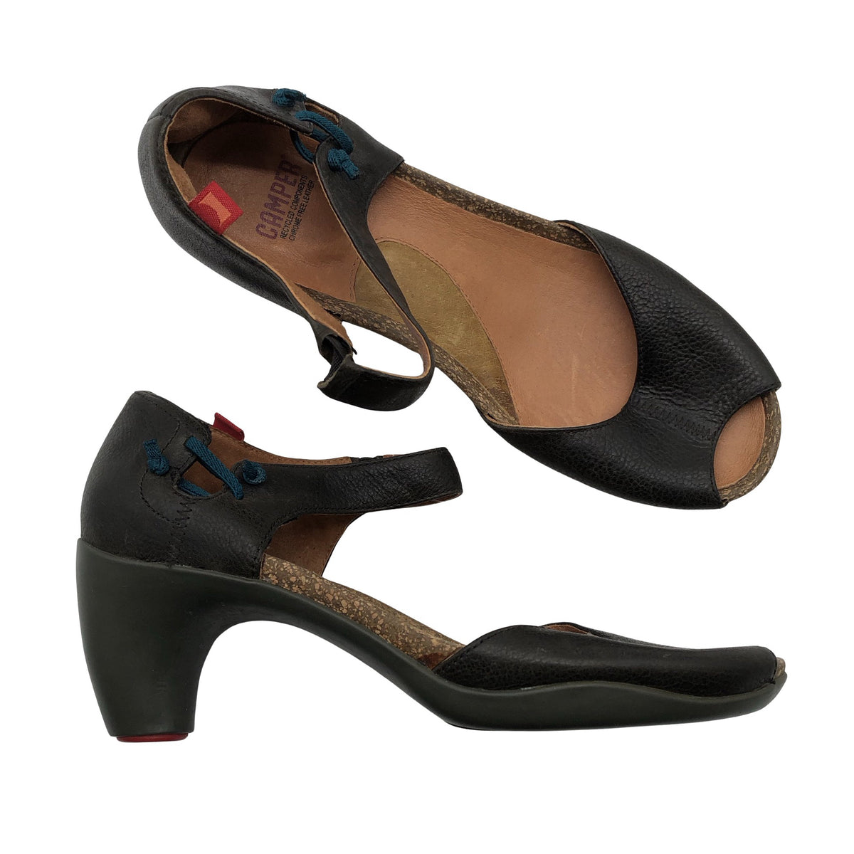 Unisex Camper - Heeled sandals, size 37 - Brown (1)