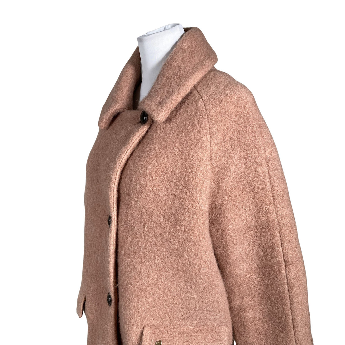 Unisex Mos Mosh - Wool coat, size 38 - Light pink (2)