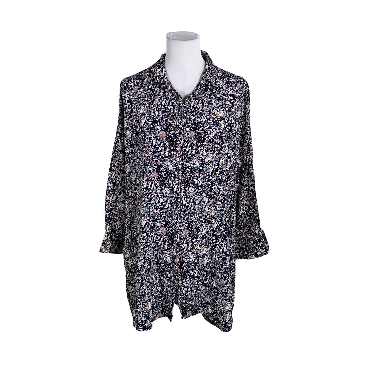 Unisex Bon'A Parte - Schiffon dress, size 38 - Blue (1)