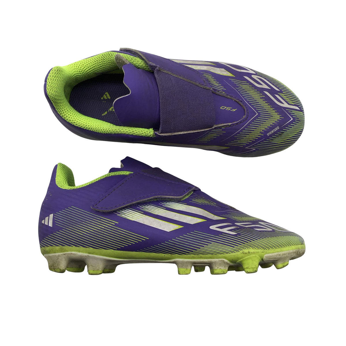 Unisex Adidas - Football boots, size 30 - Violet (1)