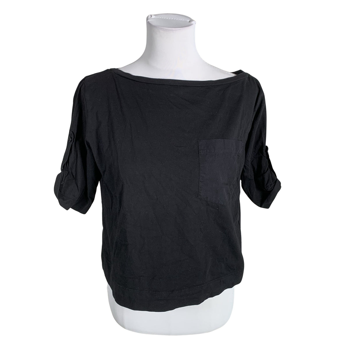 Unisex Benetton - Tricot shirt, size 38 - Black (1)