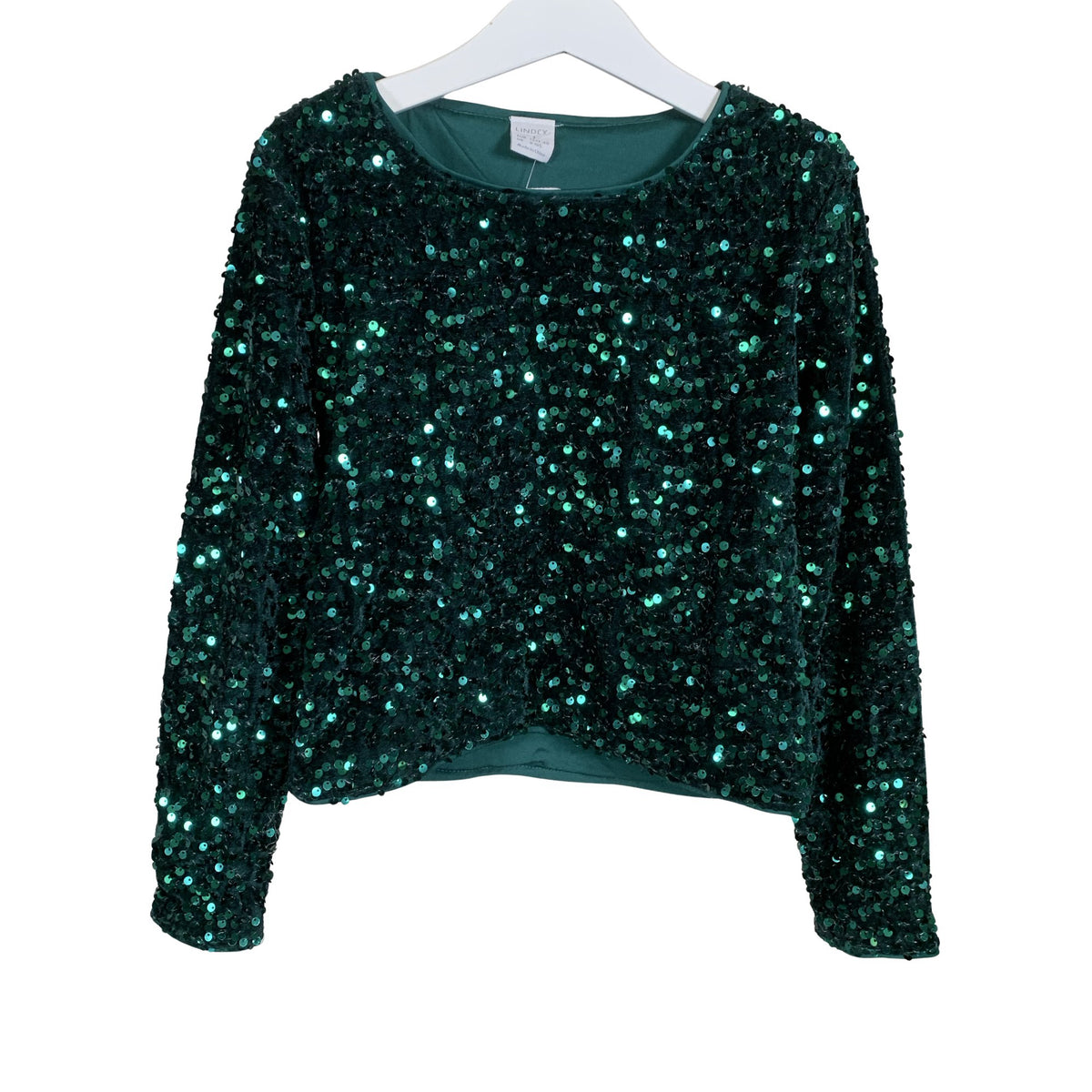 Unisex Lindex - Party shirt, size 134 - 140 - Green (1)