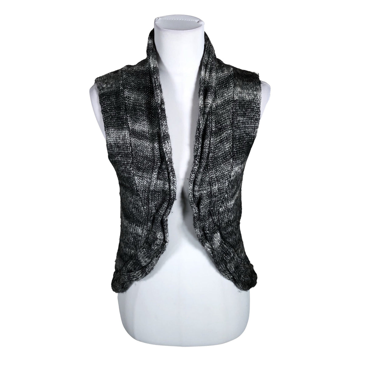 Unisex Your Face - Knit vest, size 34 - Gray (1)
