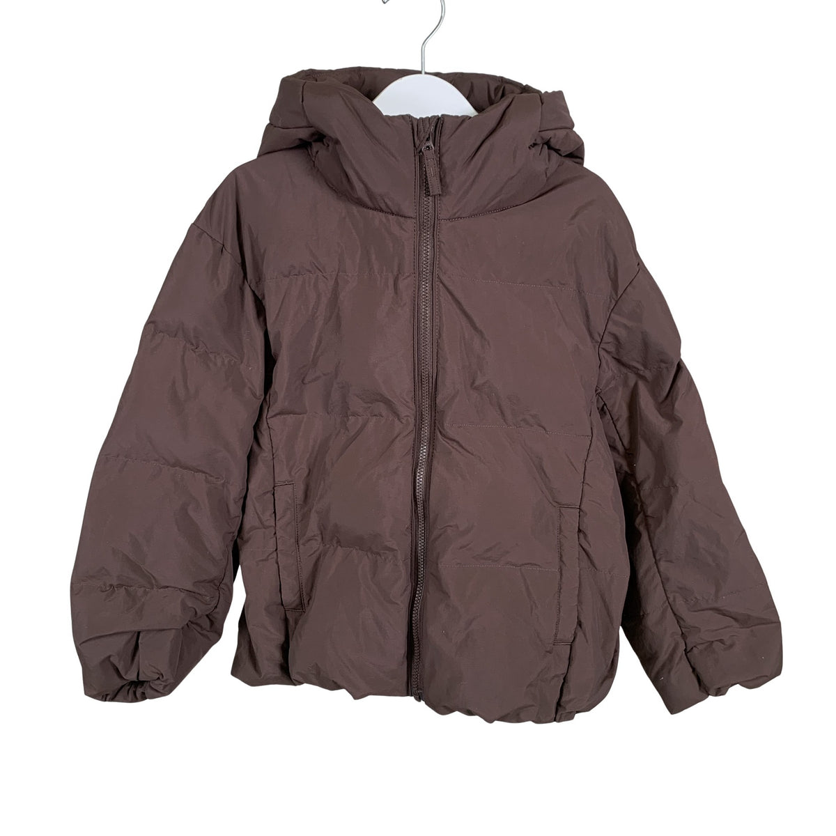 Unisex Uniqlo - Light down jacket, size 110 - 116 - Brown (1)