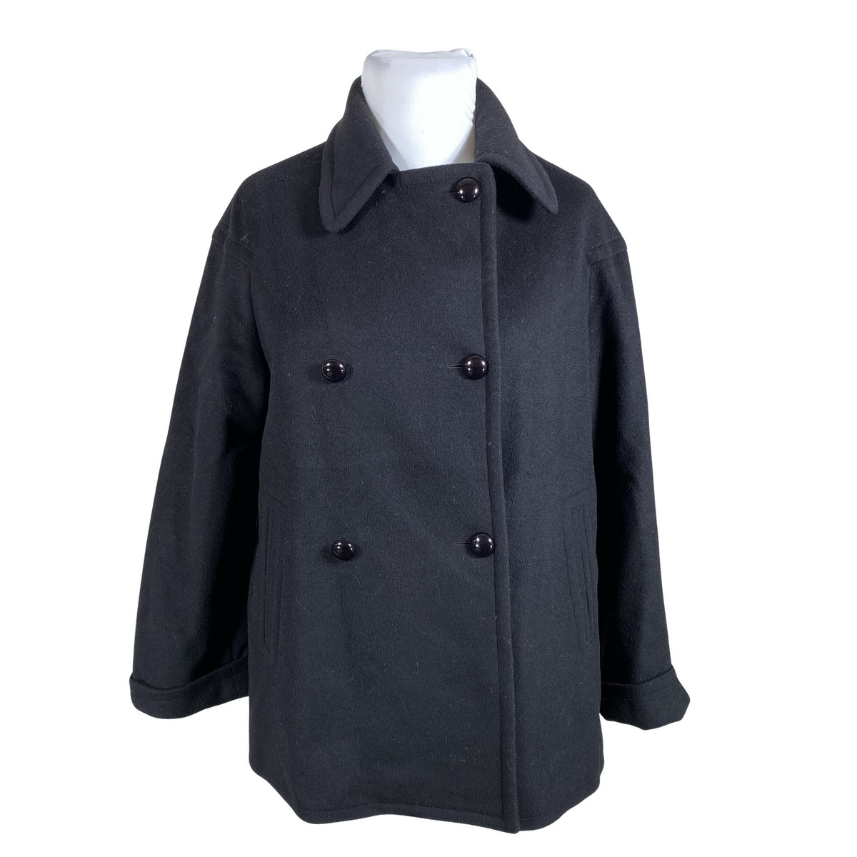 Unisex Marimekko - Wool coat, size 42 - Black (1)