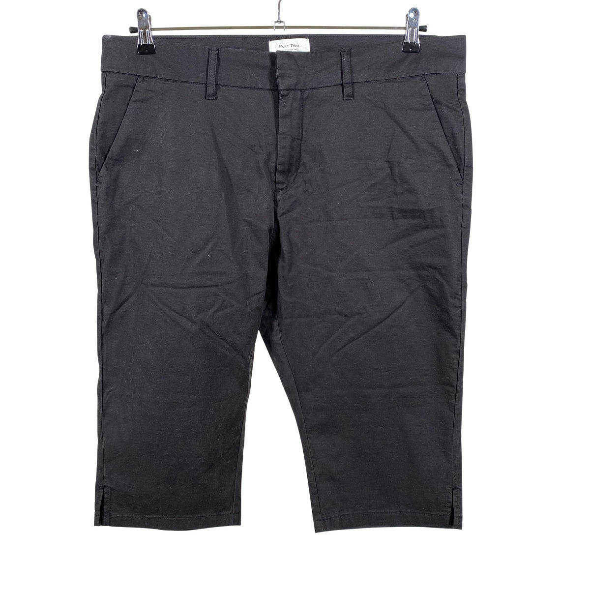 Unisex Part two - Capri pants, size 46 - Black (1)