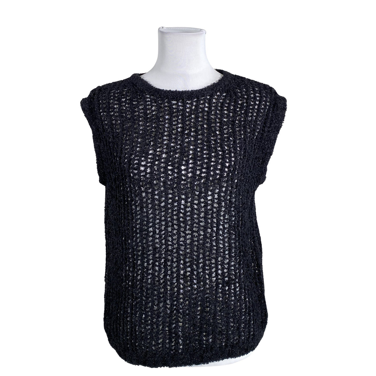 Unisex Ril's - Knit vest, size 40 - Black (1)