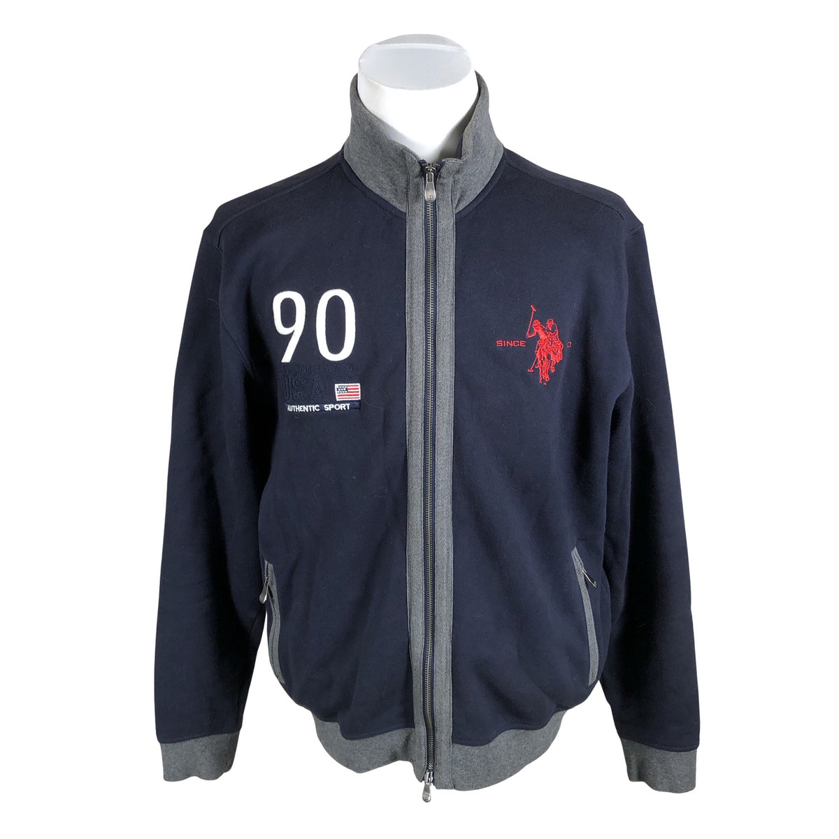 Unisex U.S. Polo Assn. - Sweatshirt, size XXL - Blue (1)