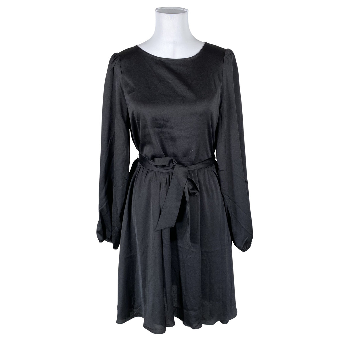 Unisex Bruuns Bazaar - Schiffon dress, size 40 - Black (1)