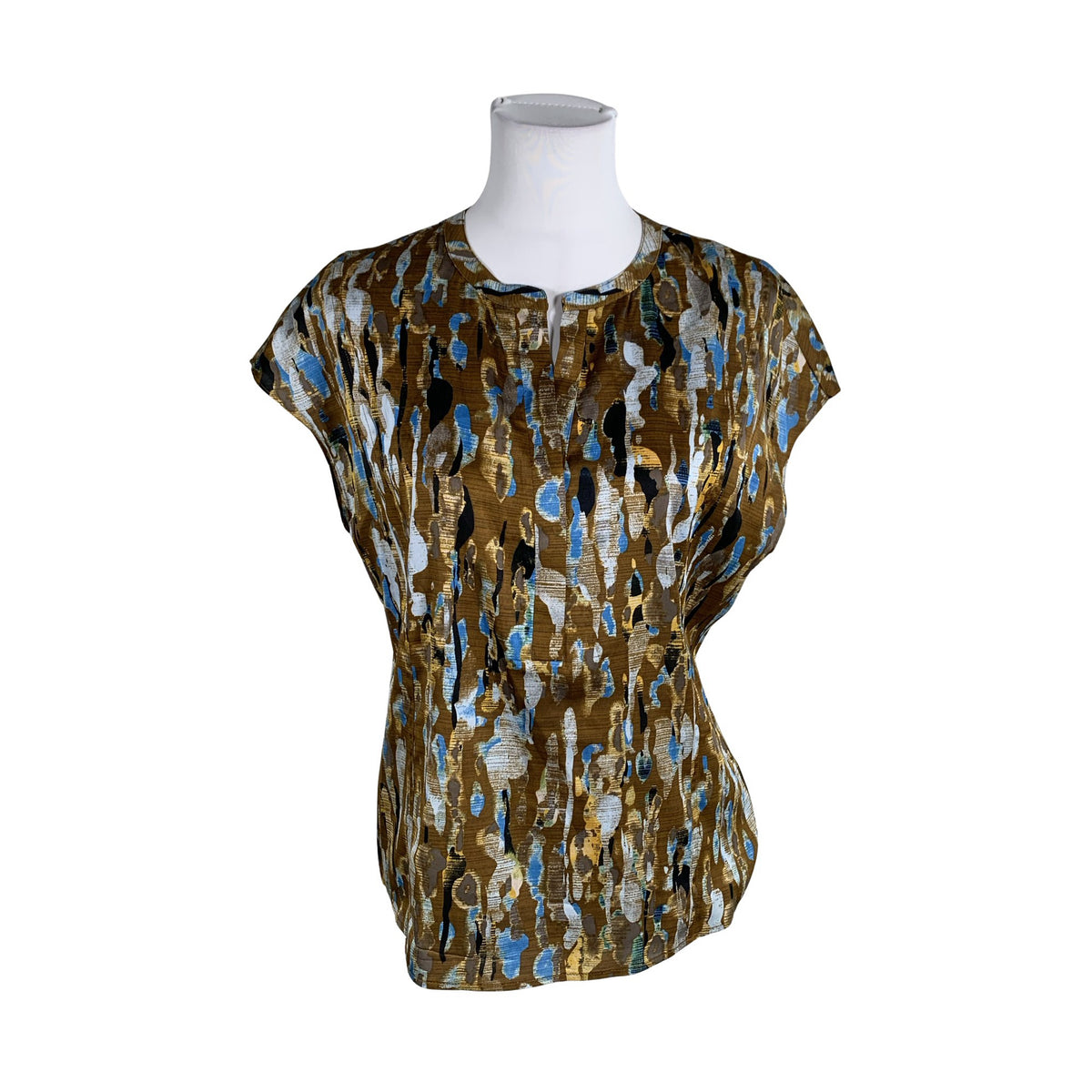 Unisex Philosophy Blues Original - Short-sleeved blouse, size 38 - Brown (1)