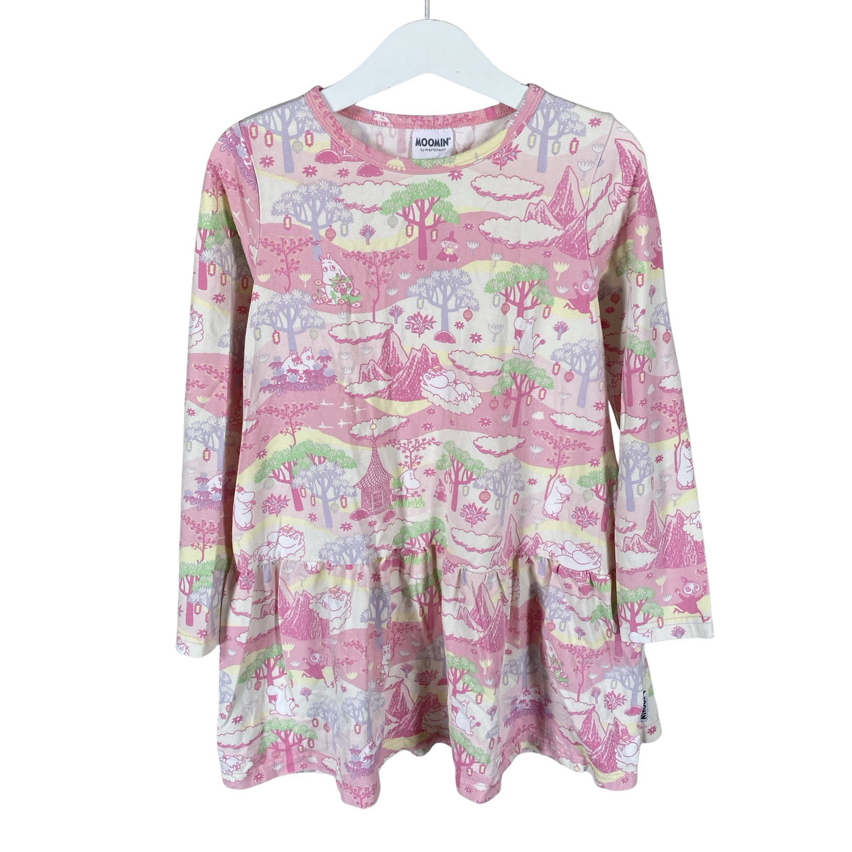 Unisex Moomin by Martinex - Tricot dress, size 116 - 122 - Light pink (1)