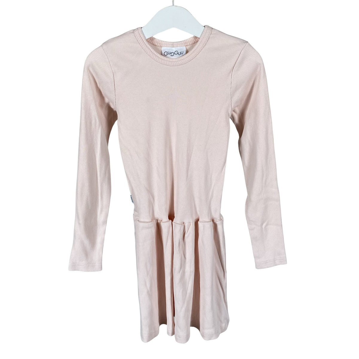 Unisex Gugguu - Tricot dress, size 116 - 122 - Light pink (1)