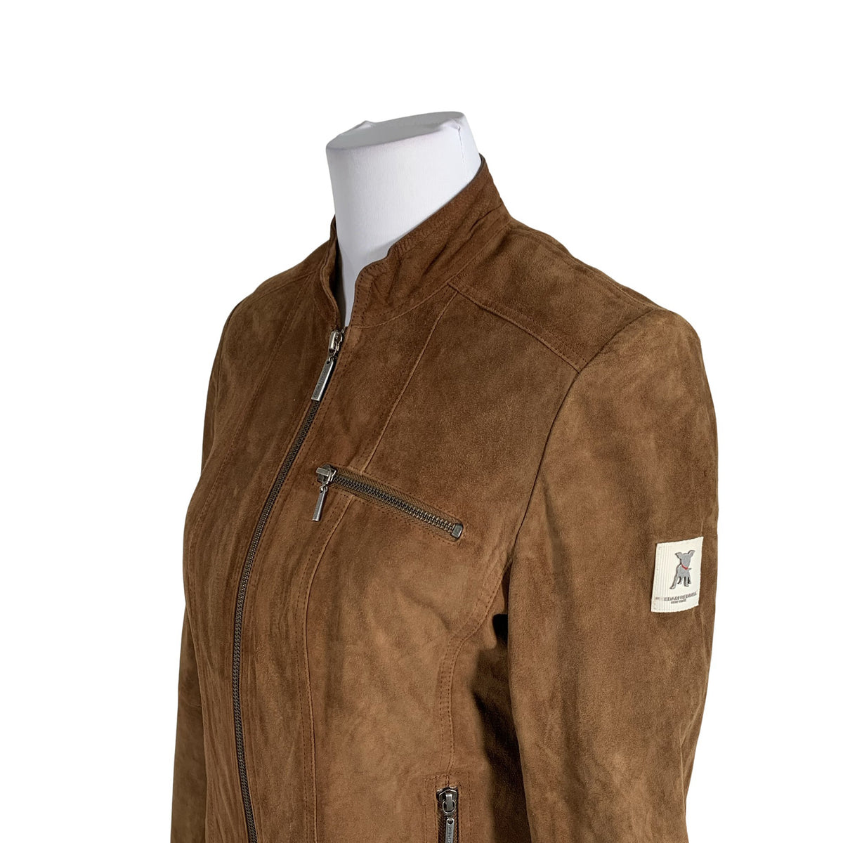 Unisex Frieda & Freddies - Leather jacket, size 36 - Brown (3)