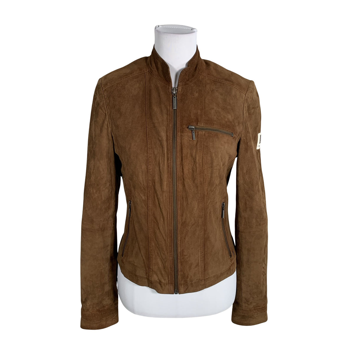 Unisex Frieda & Freddies - Leather jacket, size 36 - Brown (1)