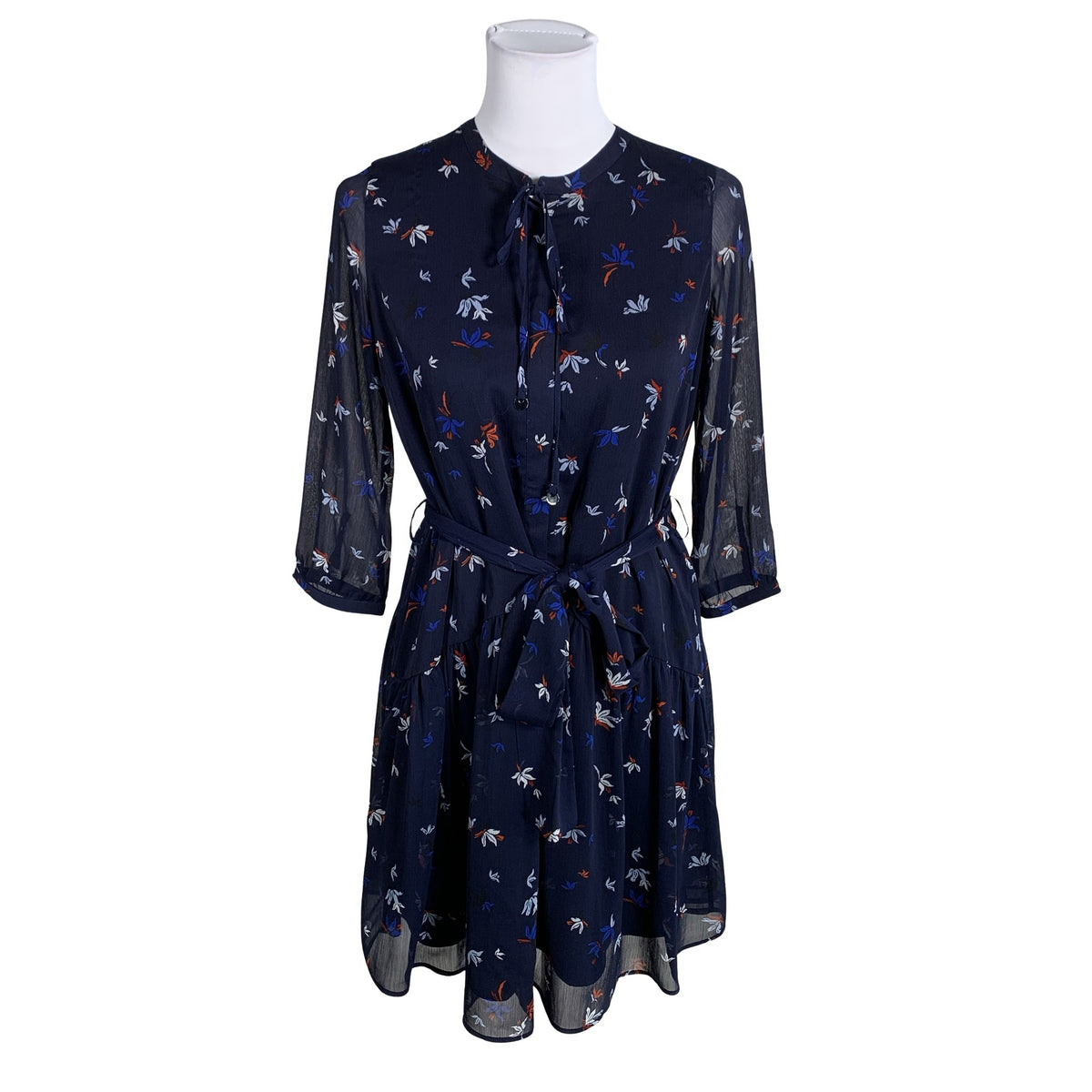 Unisex Salsa - Schiffon dress, size 34 - Blue (1)