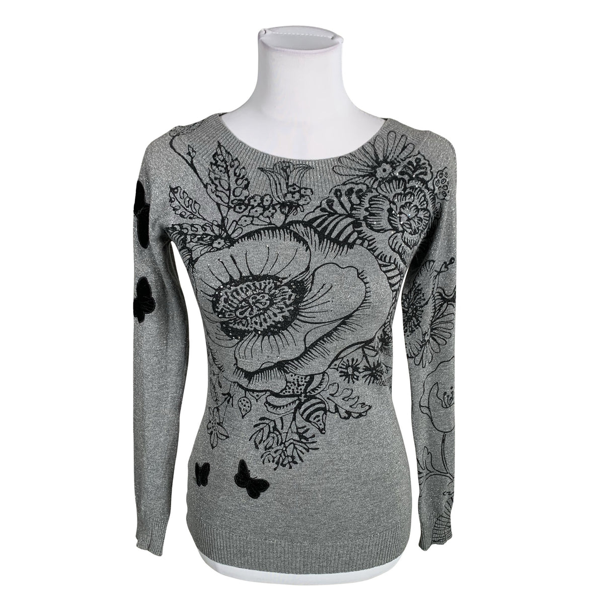 Unisex Desigual - Sweater, size 34 - Gray (1)