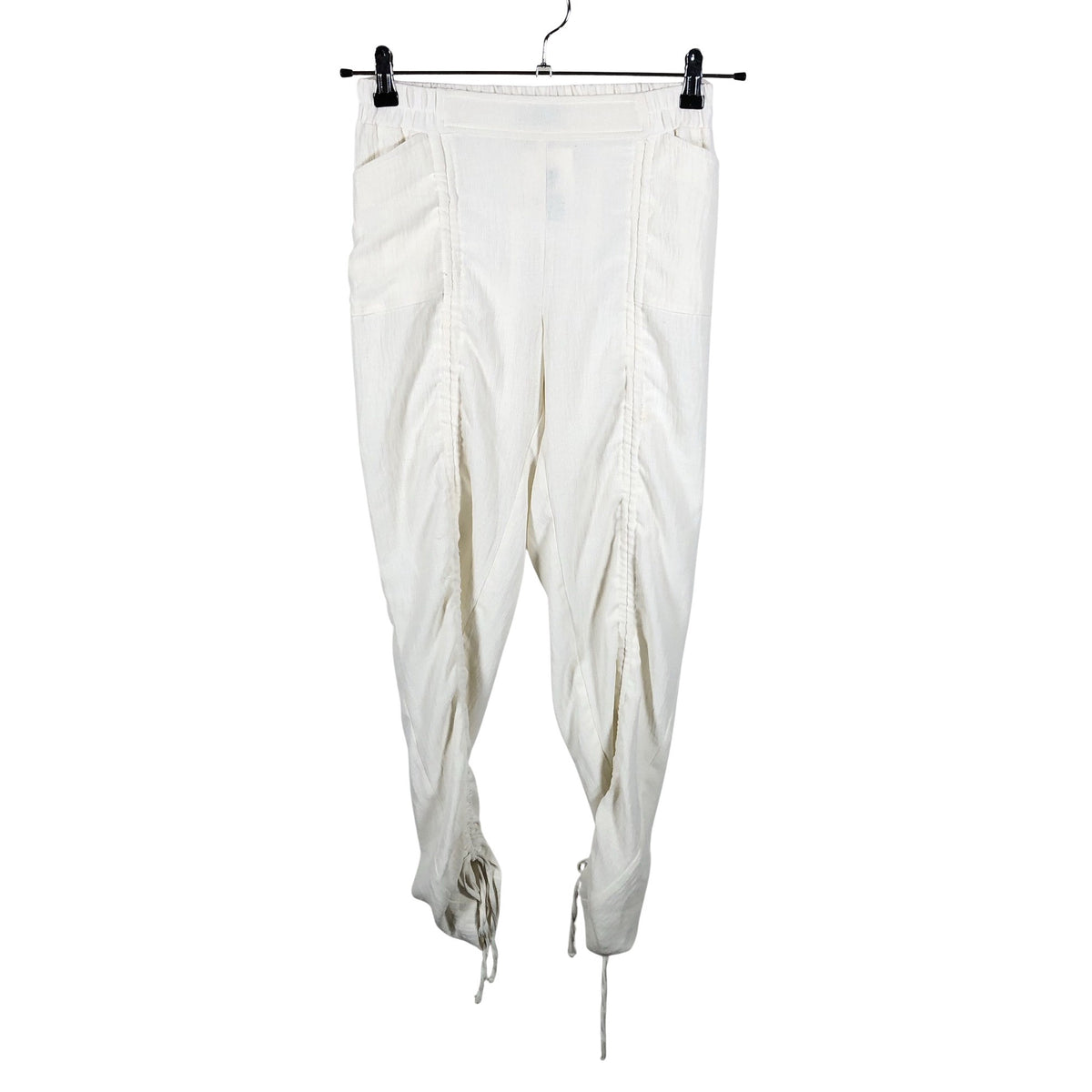 Unisex Carher Barcelona - Schiffon trousers, size 34 - Natural white (1)