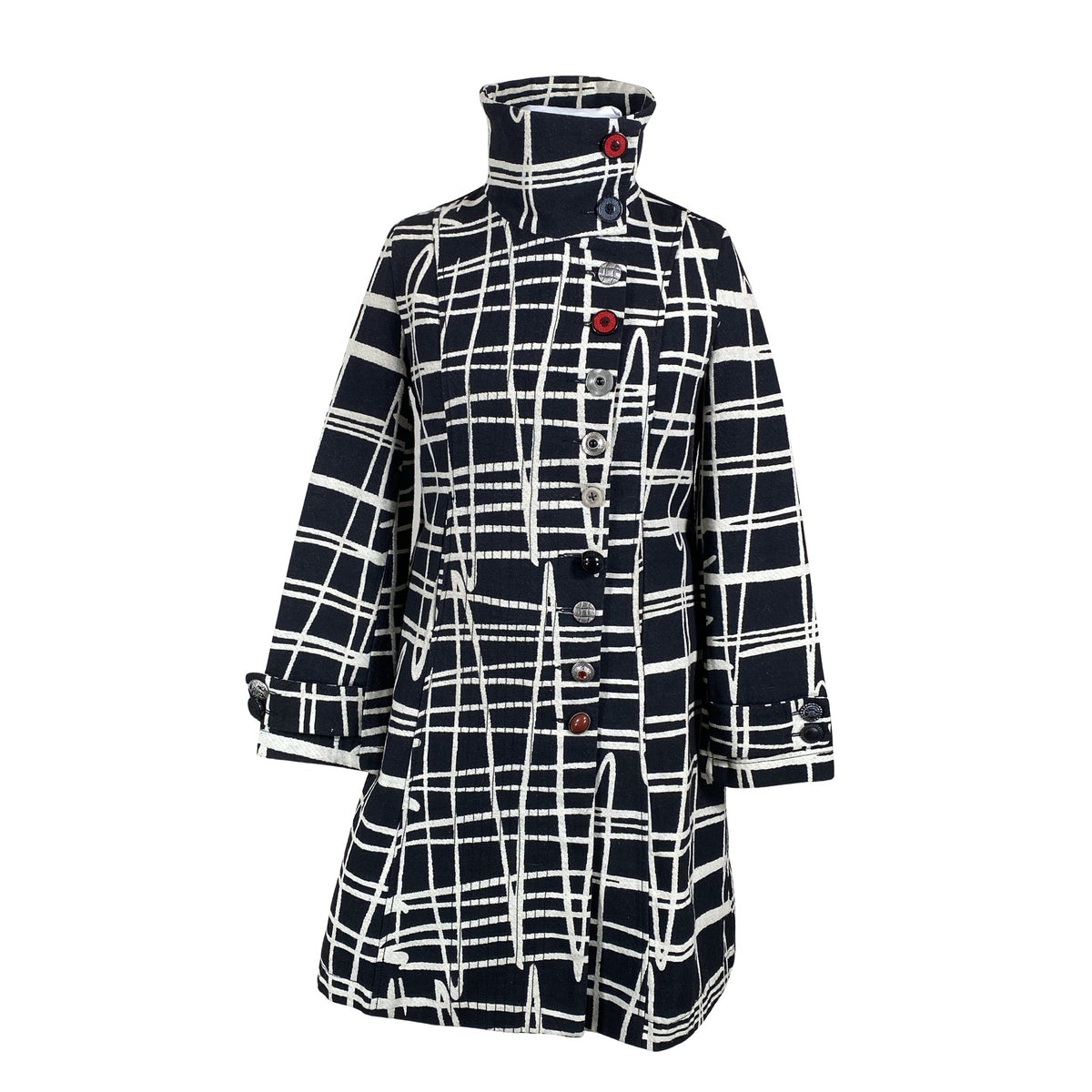 Unisex Desigual - Wool coat, size 44 - Black (1)