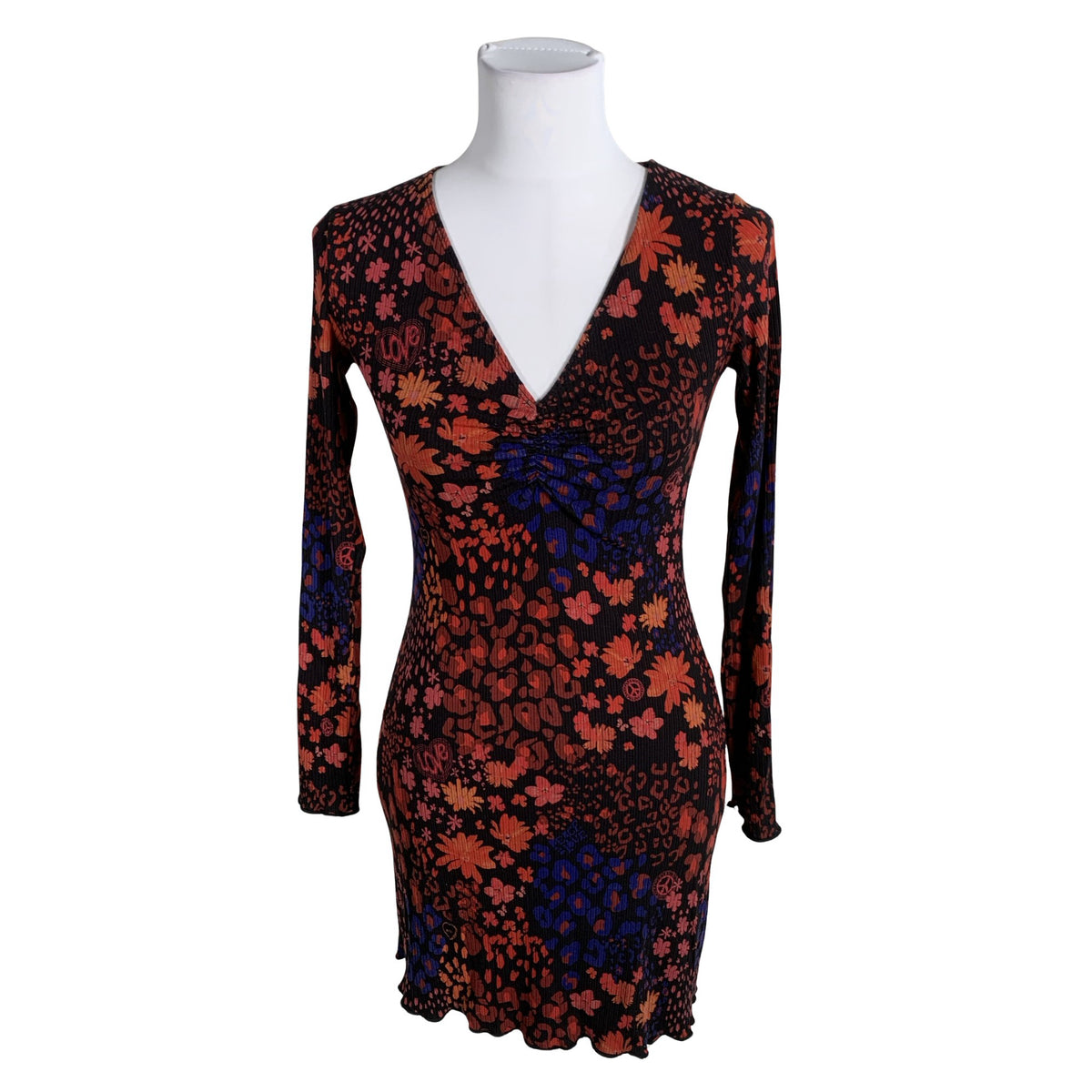 Unisex Desigual - Tricot dress, size 34 - Black (1)