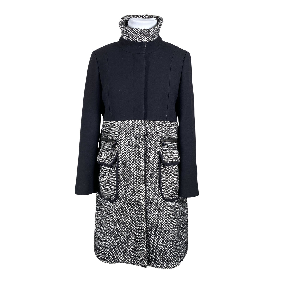 Unisex Sfizio - Wool coat, size 42 - Black (1)