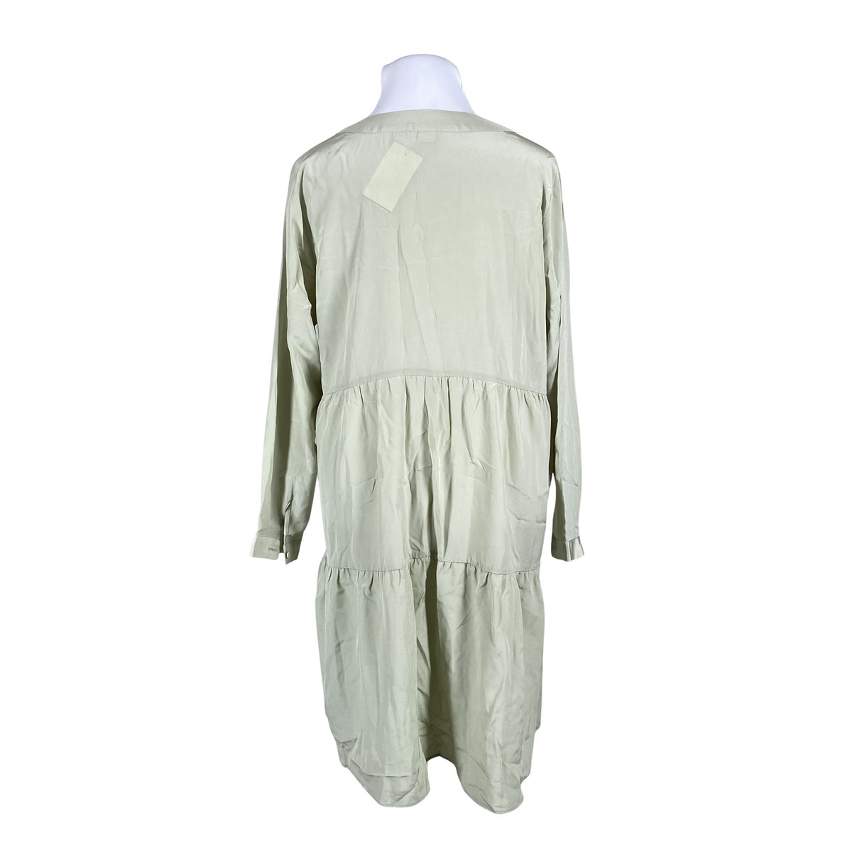 Unisex R-collection - Schiffon dress, size 42 - Green (3)